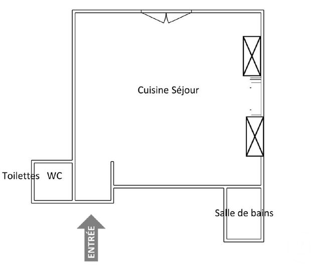 Appartement F1 à louer - 1 pièce - 21.32 m2 - LYON - 69006 - RHONE-ALPES - Century 21 Grande Rue