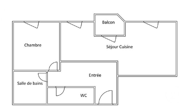 Appartement F2 à louer - 2 pièces - 52.0 m2 - VILLEURBANNE - 69 - RHONE-ALPES - Century 21 Grande Rue