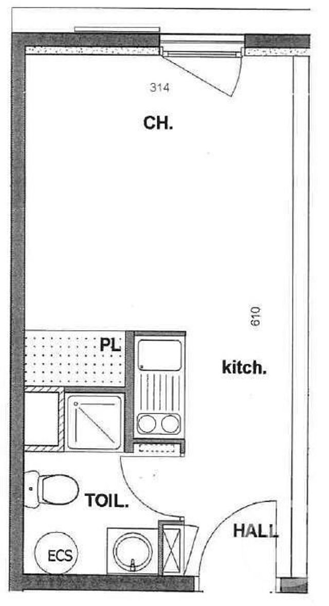 Appartement T1 à louer - 1 pièce - 18.3 m2 - VILLEURBANNE - 69 - RHONE-ALPES - Century 21 Grande Rue
