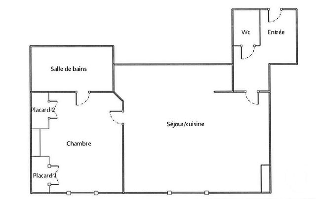 Appartement F2 à louer - 2 pièces - 36.55 m2 - VILLEURBANNE - 69 - RHONE-ALPES - Century 21 Grande Rue