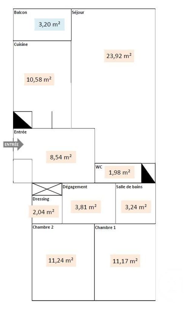 Appartement T3 à louer - 3 pièces - 76.5 m2 - LYON - 69003 - RHONE-ALPES - Century 21 Grande Rue